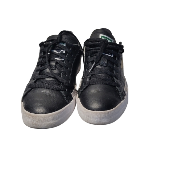 𝅺MEN'S Black Match 74 Leather Sneakers US 7 - Picture 14 of 14